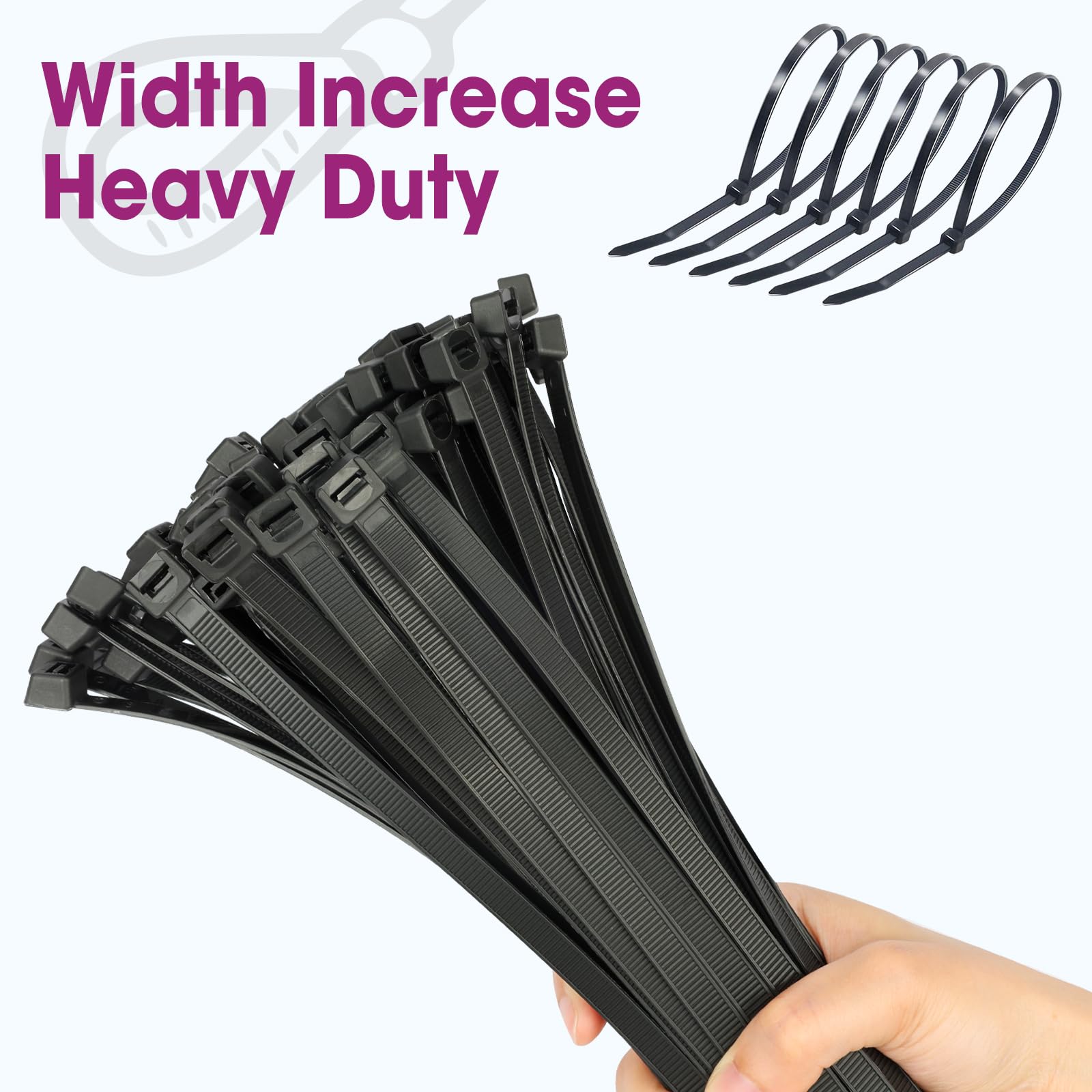 Amazon.com: 100 PCS Zip Ties 24 Inch Heavy Duty, Large Cable Ties